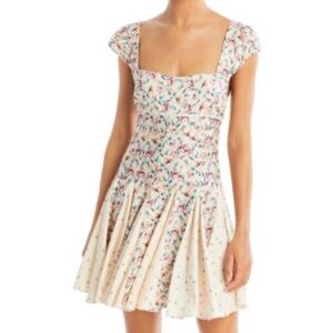 NWT: Free People Ponderosa Open Back Mini Dress